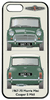 Morris Mini-Cooper S MkII 1967-70 Phone Cover Vertical